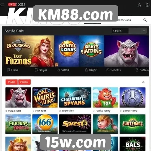 Plataforma KM88.com oferece ampla gama de jogos online